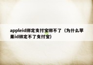 appleid绑定支付宝绑不了（为什么苹果id绑定不了支付宝）